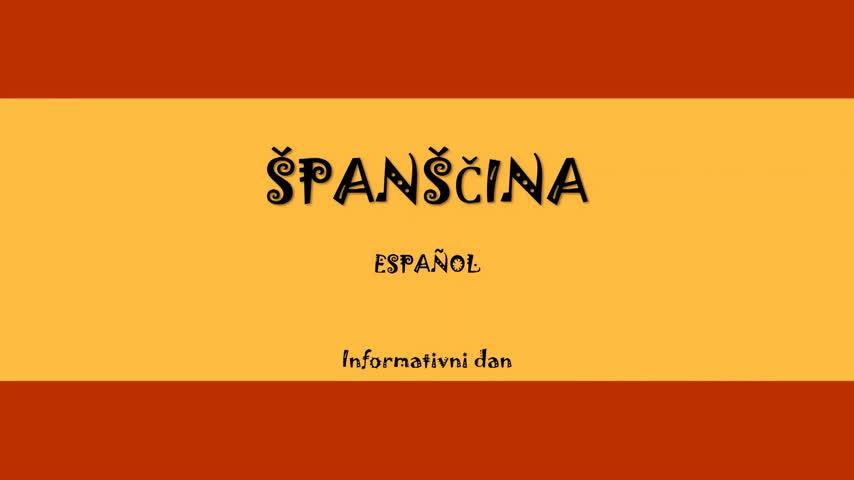 ŠPANŠČINA